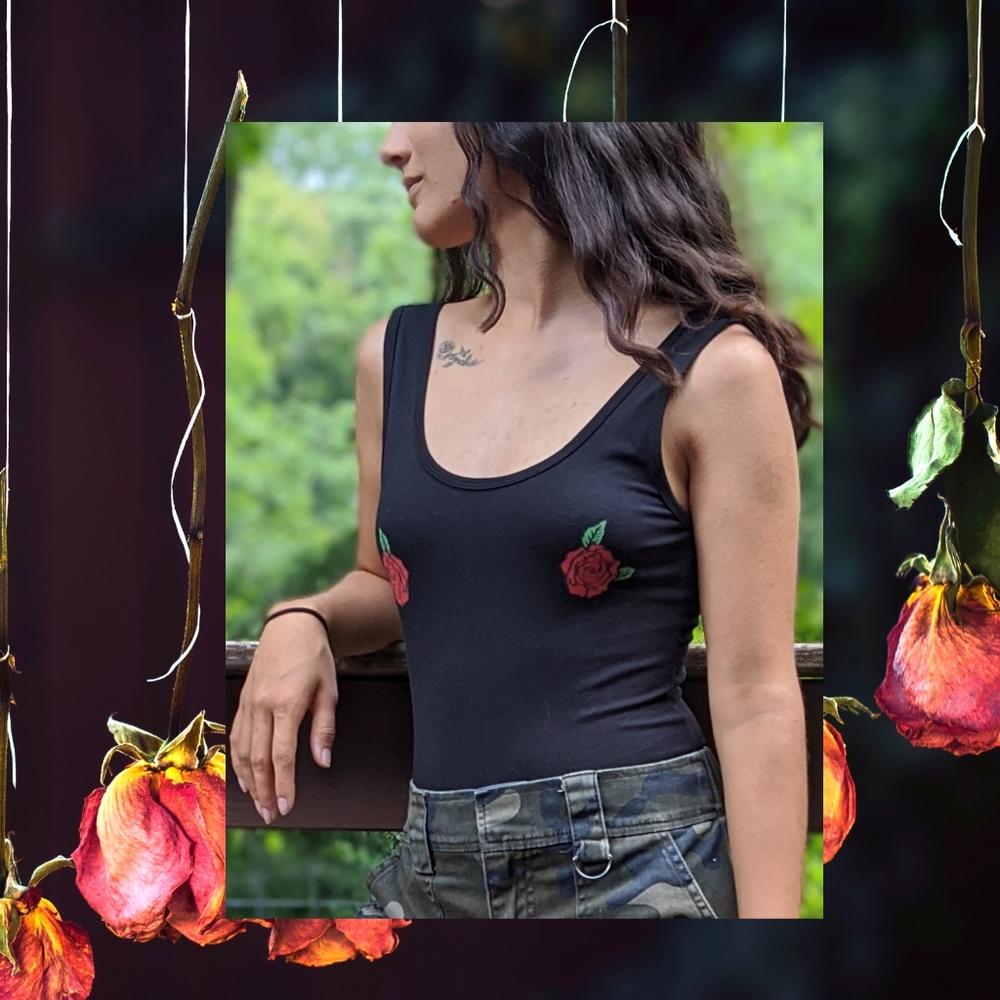 Black Rose Bodysuit